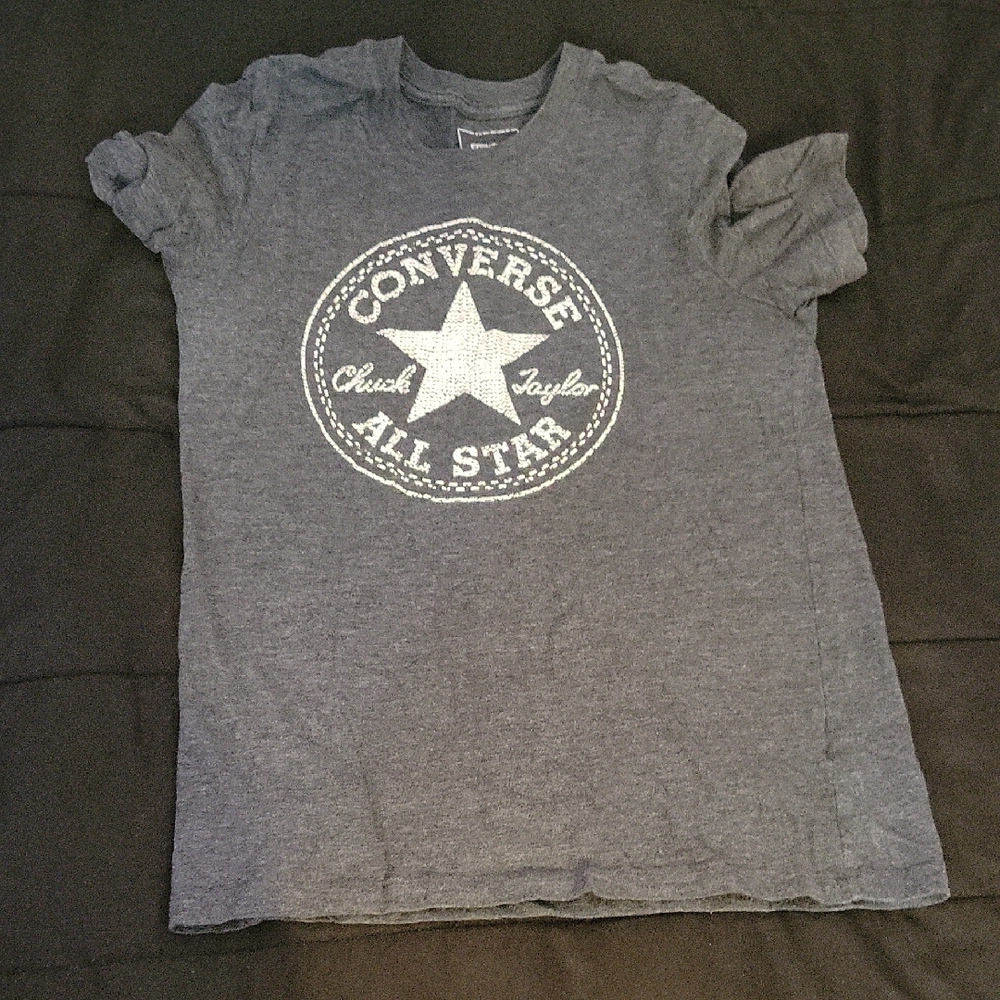 Converse Charcoal T-Shirt with Logo